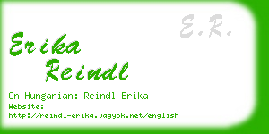 erika reindl business card